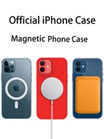 official magnetic silicone case for iphone 12 pro max case soft luxury cover for iphone 12 pro mini case liquid silicone