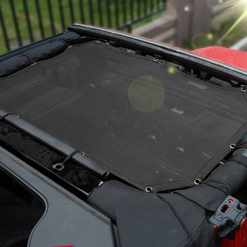 Jeep Wrangler2 Door Version For Wrangler Roof Insulation Mesh Shade Net Parts Provide Uv Protection Cover |