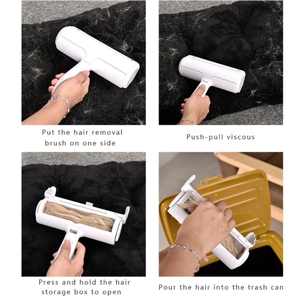 Многоразовая щетка для удаления шерсти домашних животных меховая расческа