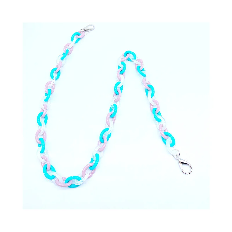 

3 pcs / set Multi-color Acrylic mask chain holder Simple face mask chain necklace Jewelry