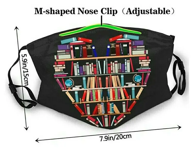 

Protective reusable cloth face mask with print animal dog