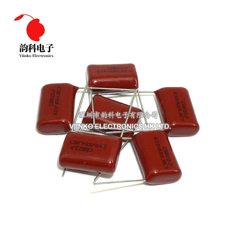 

200pcs CBB Polypropylene film capacitor pitch 20mm 630V 400V 680nF 2.2uF 0.68uF