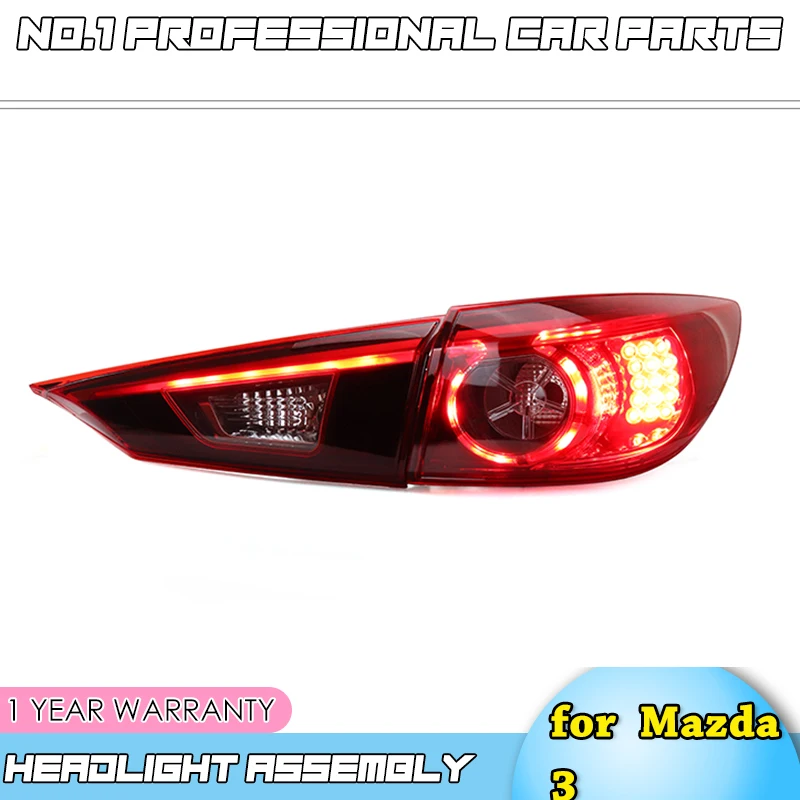 

car accessories 2014 for Mazda 3 Tail Lights New Mazda3 Axela LED Tail Light Orignal Design LED Rear Lamp DRL+Brake+Park+Sign