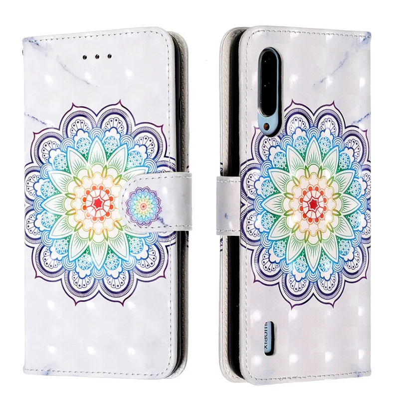 Pattern 20 Милый кожаный чехол с откидной крышкой для Xiaomi mi A3, чехол, роскошный Магнитный кошелек, чехол для карт, Fundas для mi A3 Lite, чехол, чехлы для телефонов - Цвет: Pattern 20