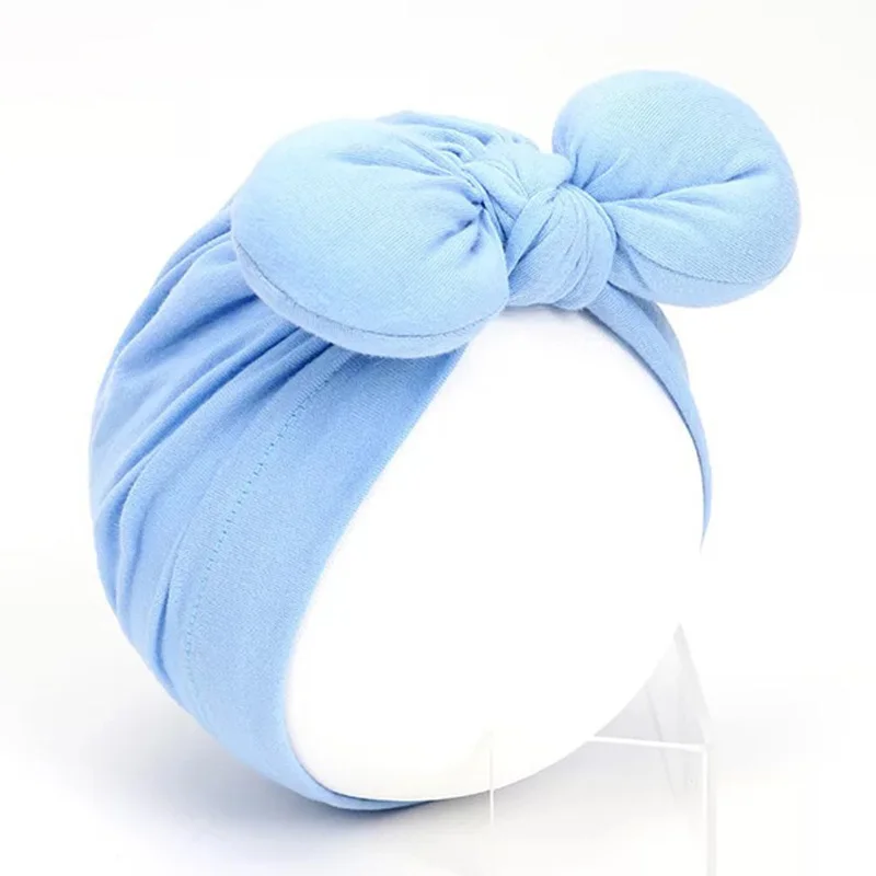 

Newborn Hat Elastic Bow Baby Boy Girls Turban Hat Toddler Infant Photography Props Baby Shower Beanie Cap Kids Accessories