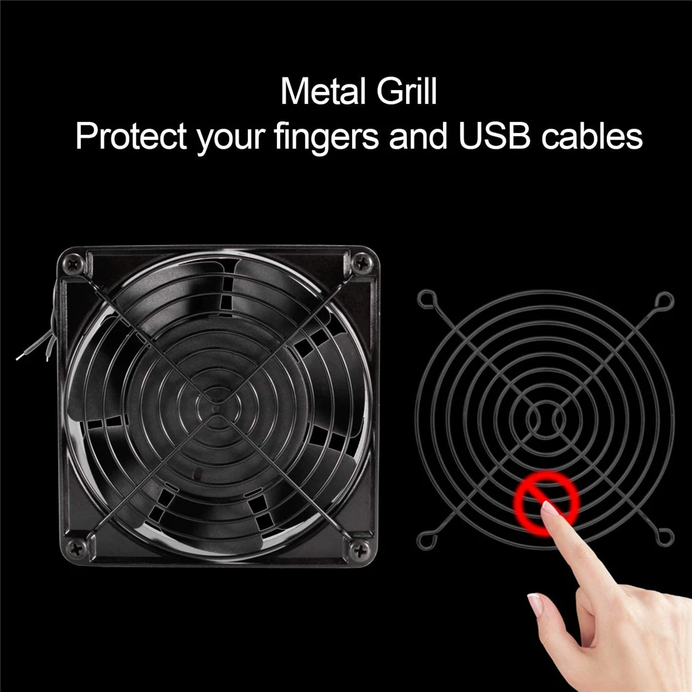 Металлический промышленный охлаждающий вентилятор 220V 110V AC Процессор кулер пайки