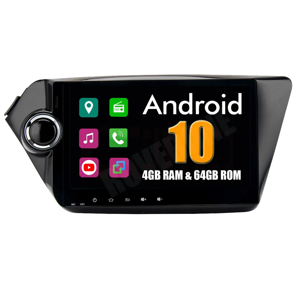Автомагнитола для Kia K2 Rio мультимедийная система на Android 10 с 9 &quotэкраном GPS Glonass Wi Fi