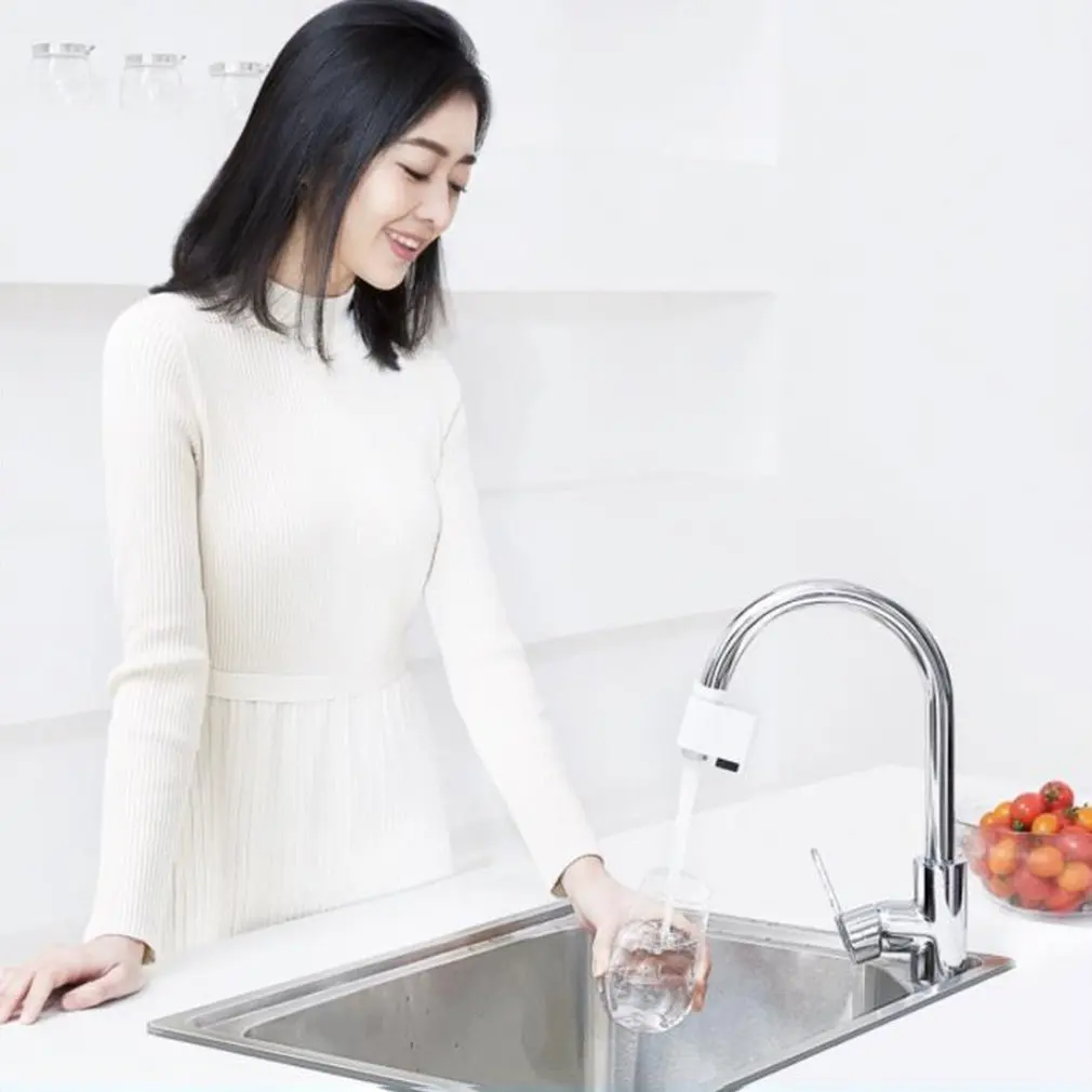 Умный смеситель xiaomi youpin с инфракрасным датчиком экономия воды энергосбережение