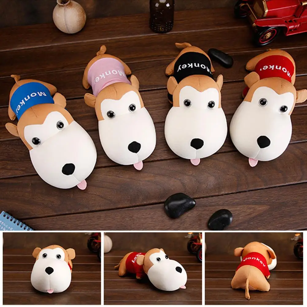 Прекрасный мультфильм обезьяна бамбуковый уголь набитая кукла украшение