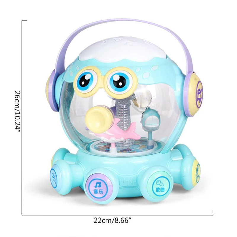 

N7ME Octopus Musical Toys for Toddlers on Thanksgiving Electronic Kids Instruments