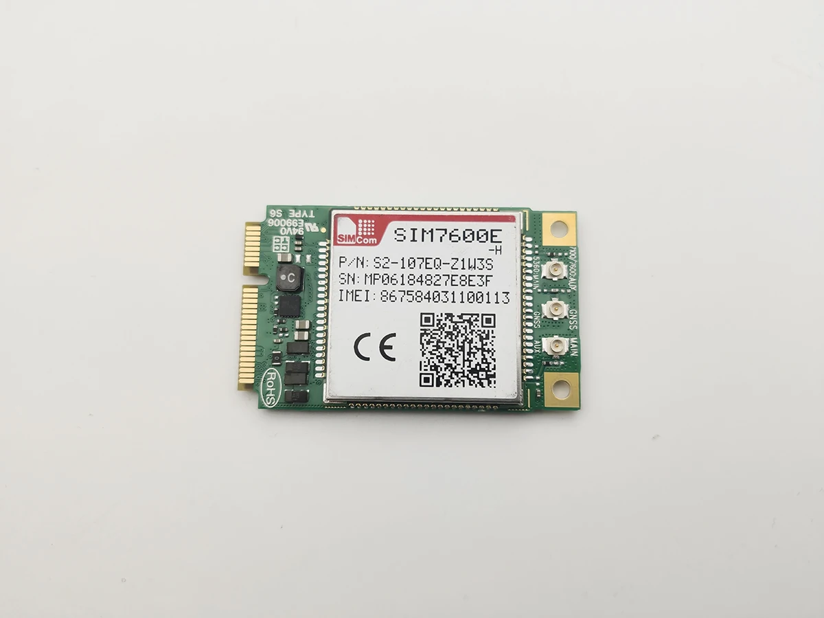 Мини PcieA SIMCOM с аудио модулем CAT4 и поддержкой Wi Fi SIM7600 Muti Band competitik процессором
