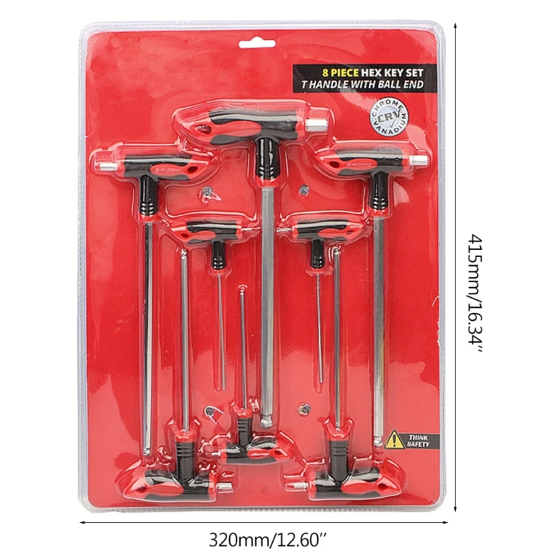 

T-shaped Torx Wrench/t-shaped Ball End Hexagonal Wrench T-shaped Ball End Hexagonal Wrench for Auto Repair Industrial Tool