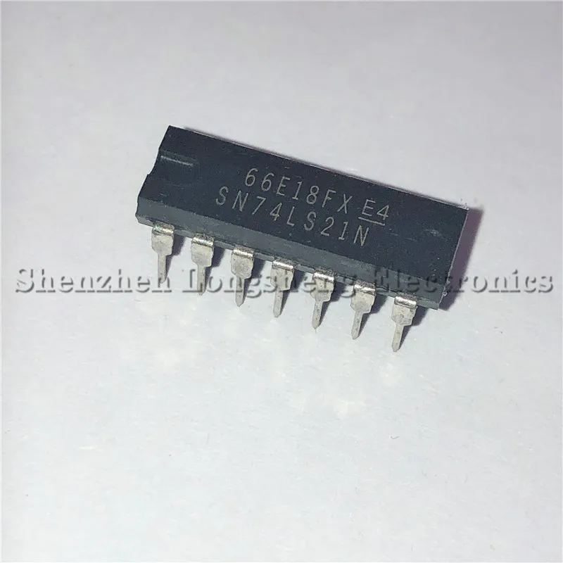 10 шт./лот Новинка 74LS21 SN74LS21N DIP 14 4 двойная и ворота IC|Интегральные схемы| |