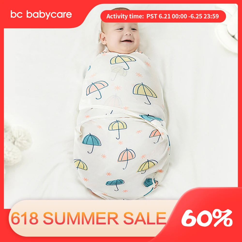 Хлопковый мягкий спальный мешок BC Babycare для детей от 0 до 3 месяцев детское модное