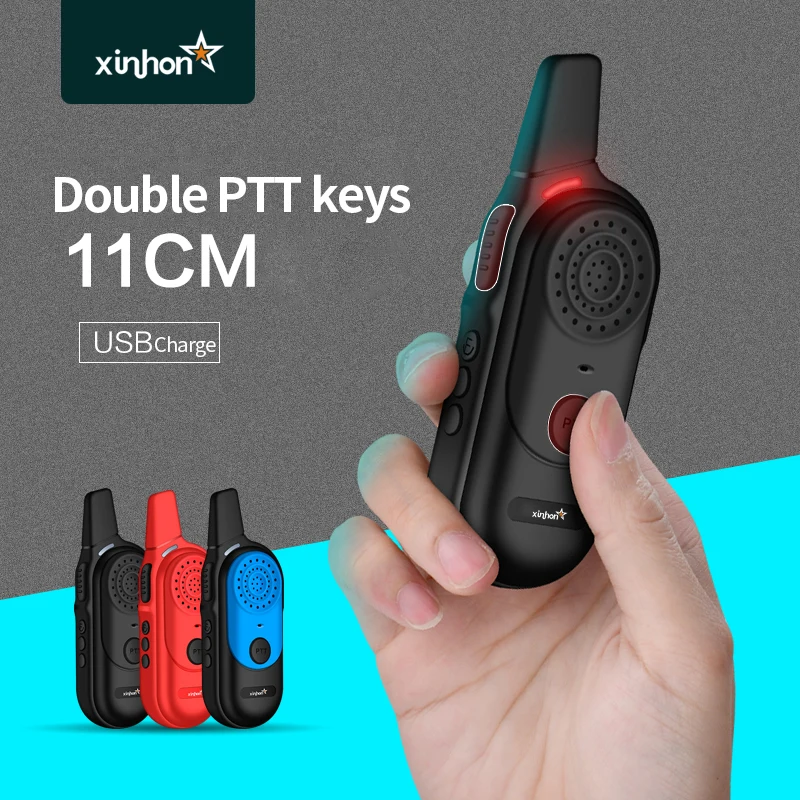 Портативная рация XINHON mini N3 BaoFeng UHF 400-470MHz 128Channel двухстороннее радио портативное CB