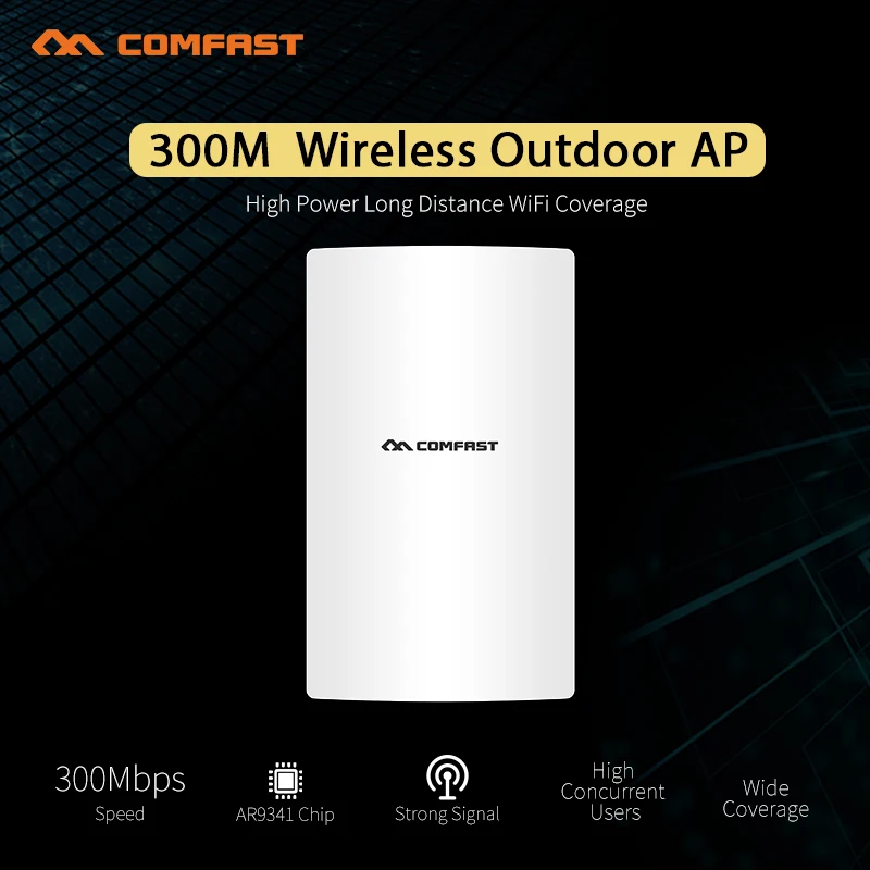 

Горячие comfast 500 МВт высокой мощности 300 Мбит/с открытой месности AP Точка доступа Wi Fi точка доступа 13dBi антенна Wi-Fi покрытие базовой станции Wi-Fi маршрутизатор AP