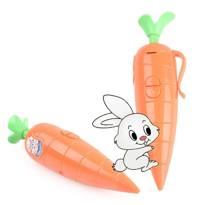 

Harlotte Kids Carrot Recorder Pen Toy,Also As Cute Ballpoint Pen for Boys Girls Funny Gifts for Kids Pranks for Adults