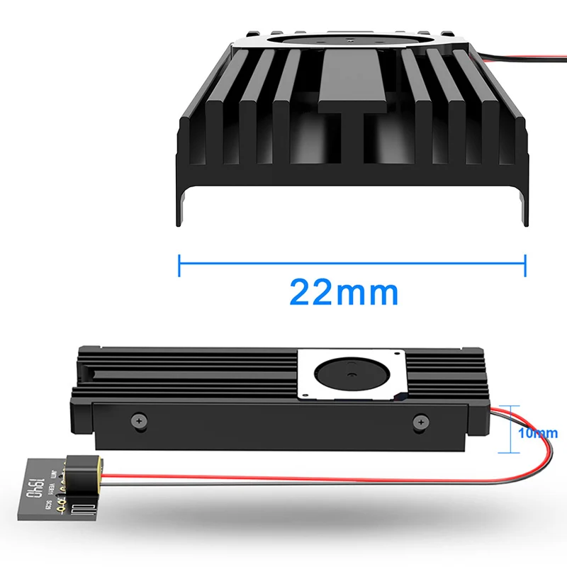 

M.2 Solid State Hard Disk Fan Heatsink Heat Radiator Cooling Pads Cooler