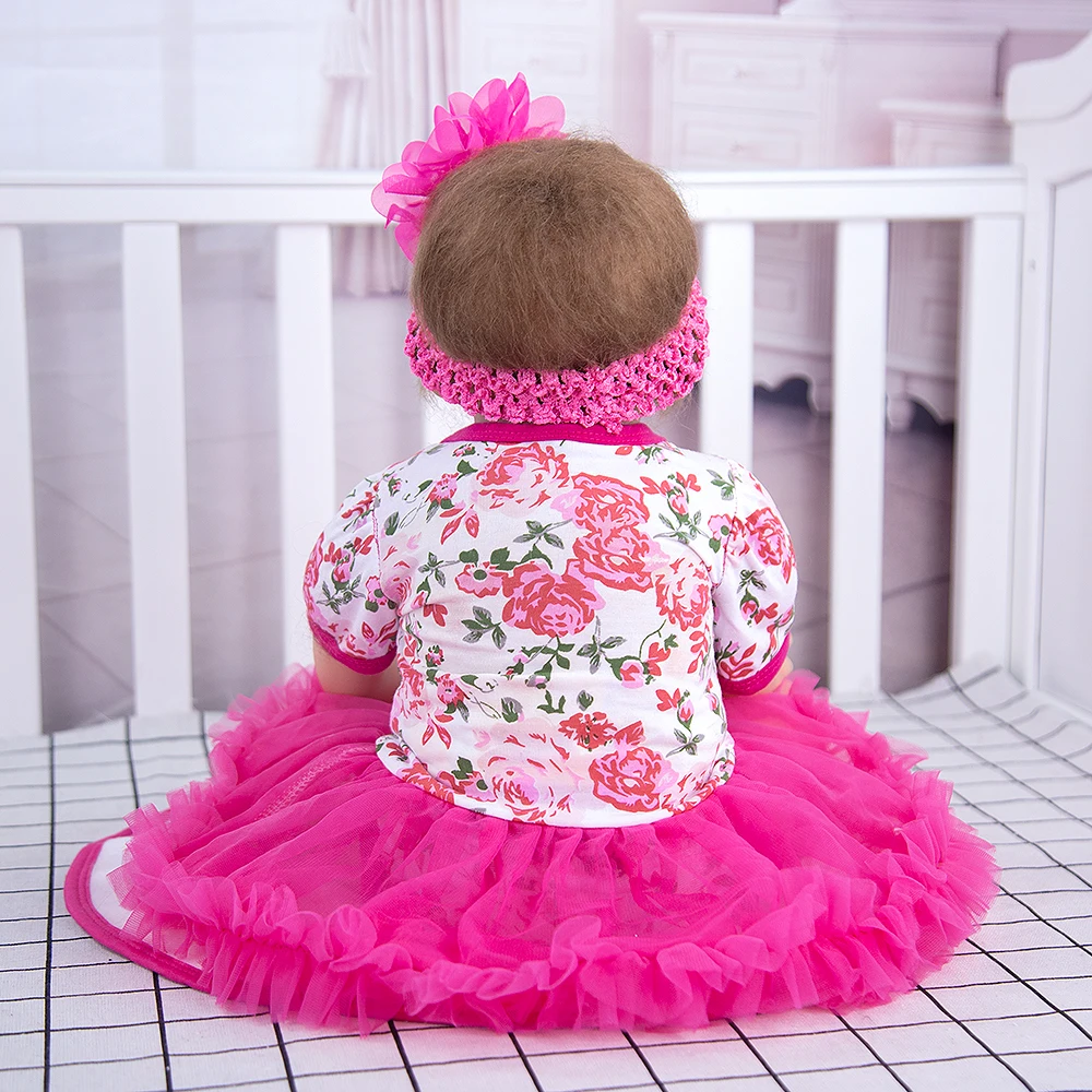 Кукла реборн KEIUMI ручной работы набивная кукла с тканевым корпусом для