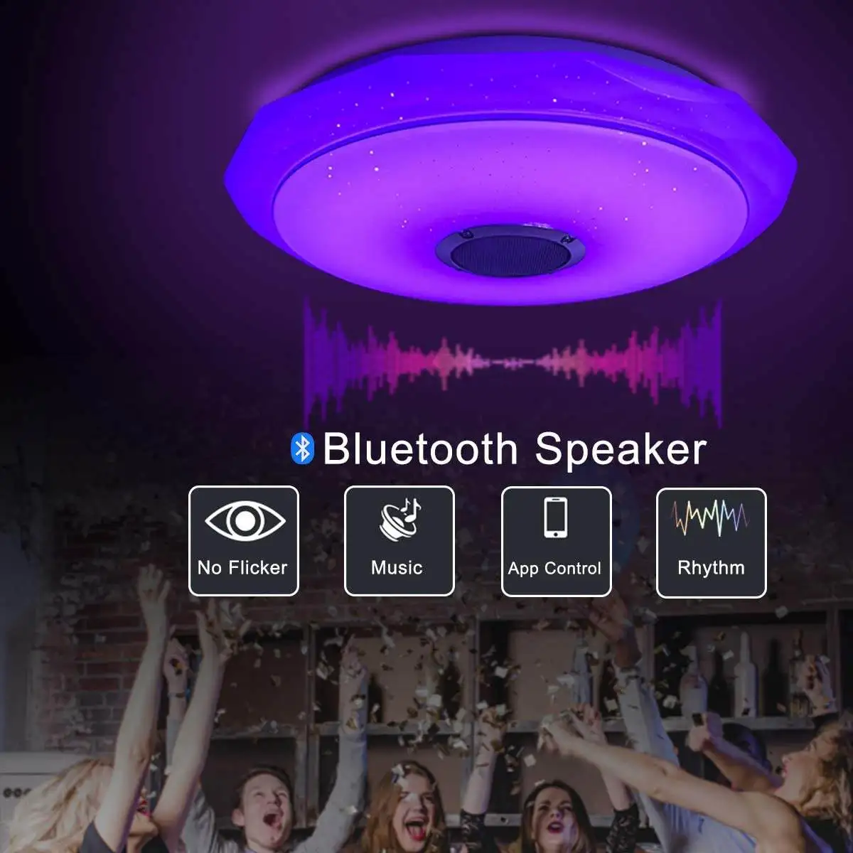 200W WiFi современный RGB светодиодный потолочный светильник s Домашний Светильник ing