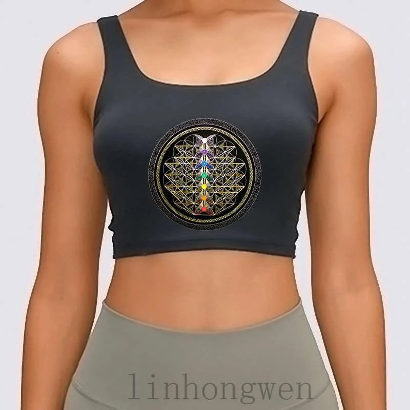 

Винтажный жилет Chakra Ship Of Life, однотонный, на весну и осень, новая майка для спортивной одежды, большие размеры