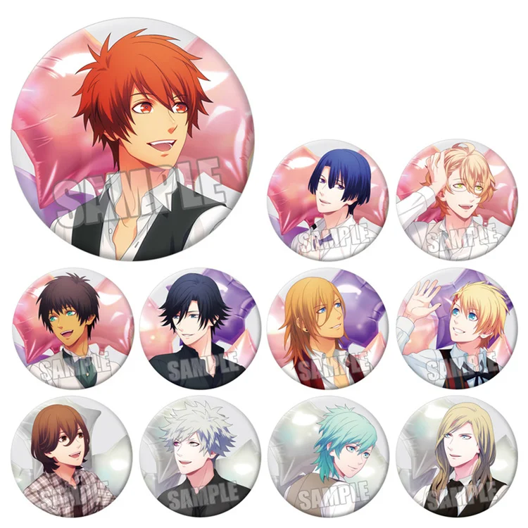 1 шт. 58 мм Uta no Prince sama аниме Nanami Haruka Ittoki Otoya Masato Natsuki акриловые сумки брошь|Броши| |