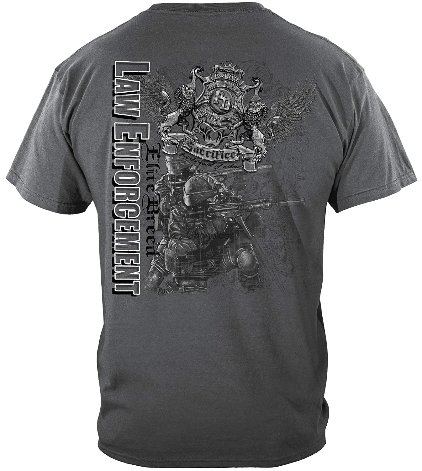 

Thin Blue Line T Shirt - Law Enforcement Gear for Men - Law Enforcement - THD204(1)