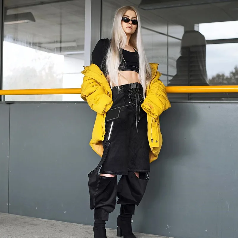 Штаны SHENGPALAE женские весенние винтажные с высокой талией | Женская одежда