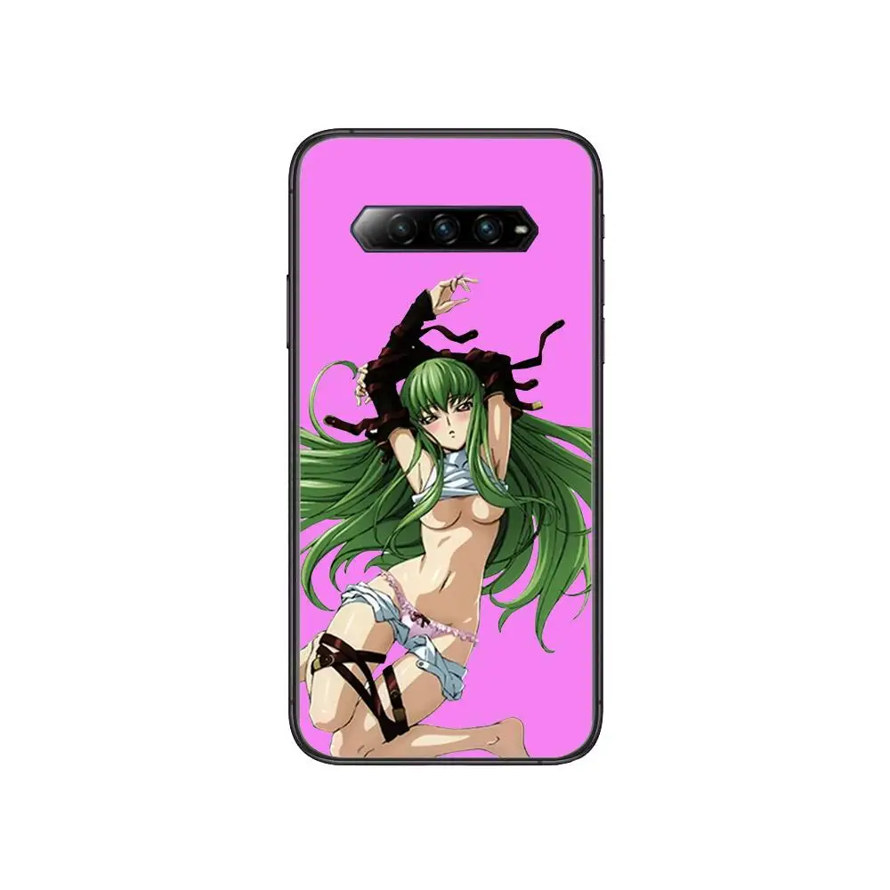 

Bikini sexy anime girl style Anime Phone Case For xiaomi Black Shark 2 3 3s 4 Pro Helo Black Cover Silicone Back Prett