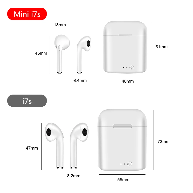 Мини i7s tws Bluetooth наушники Беспроводные стереонаушники беспроводные Спортивная