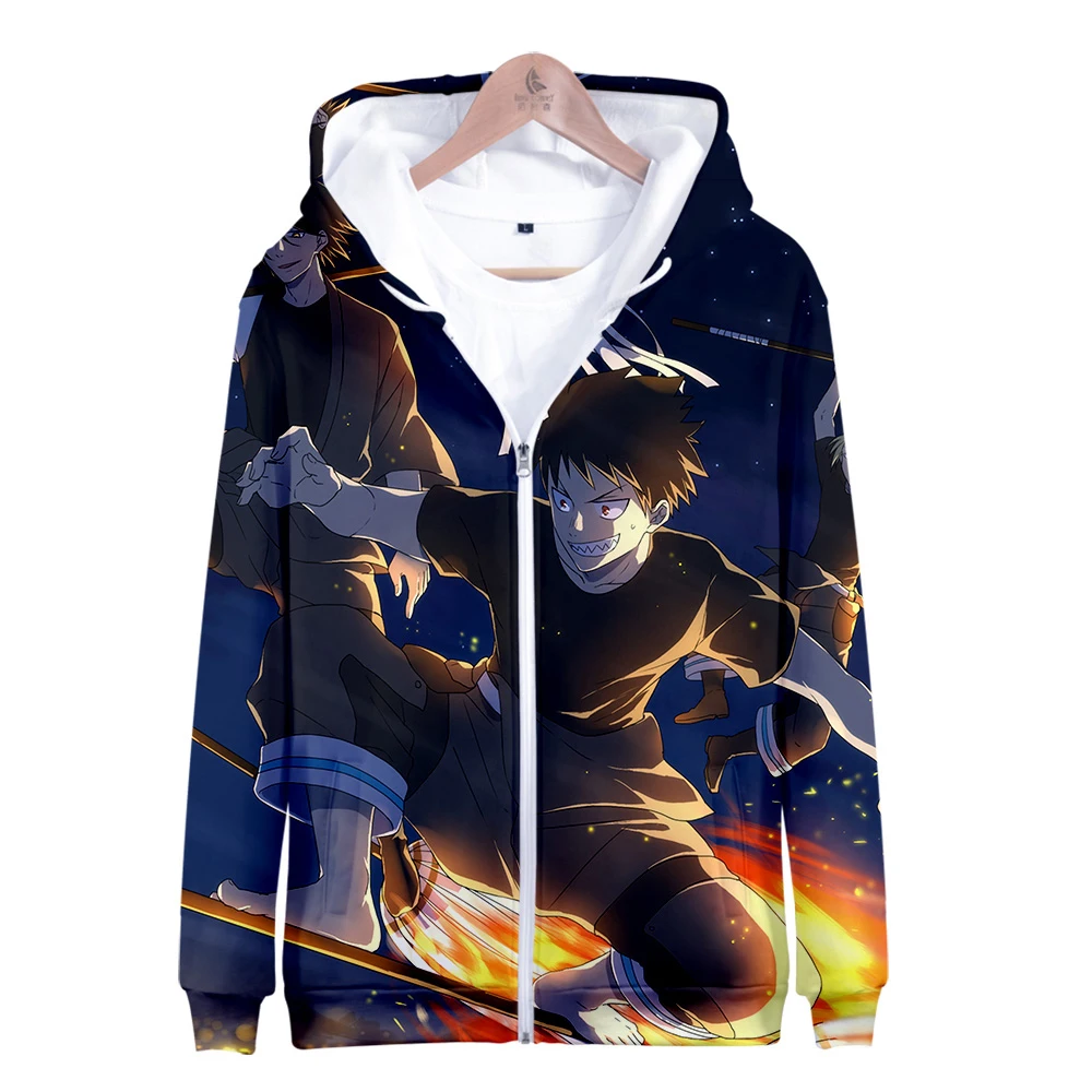 

Толстовка унисекс с мультяшным 3d-рисунком пожарной бригады, на молнии