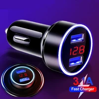 3 1a dual usb mobile phone car charger for iphone 12 11 pro xs max 8 7 plus xiaomi mi poco m3 x3 nfc fast charging phone adapter