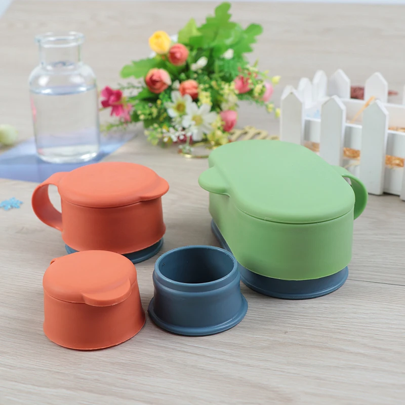 

Multi-functional Plastic Moisture-proof Cover Orange Food Kitchen Storage Preserve Food Fresh Sealing Bag Cap Household S/M/L