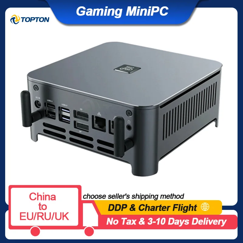 Мини ПК 10 го поколения Xeon W 10885M Core i9 10980HK Intel 2 LAN Windows * DDR4 NVMe игровой компьютер DP HDMI Type
