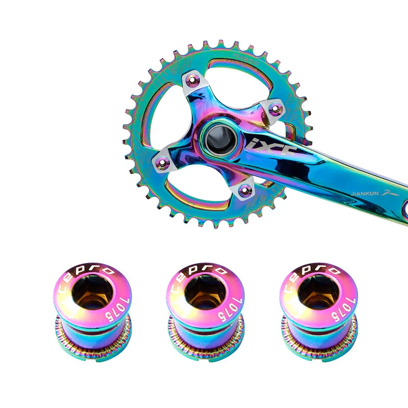 

litepro Steel Bicycle Crank Arm Bolt For Mountain Road Bike Fixing Screw Crankset Crank Screws Colorful Cycling Parts