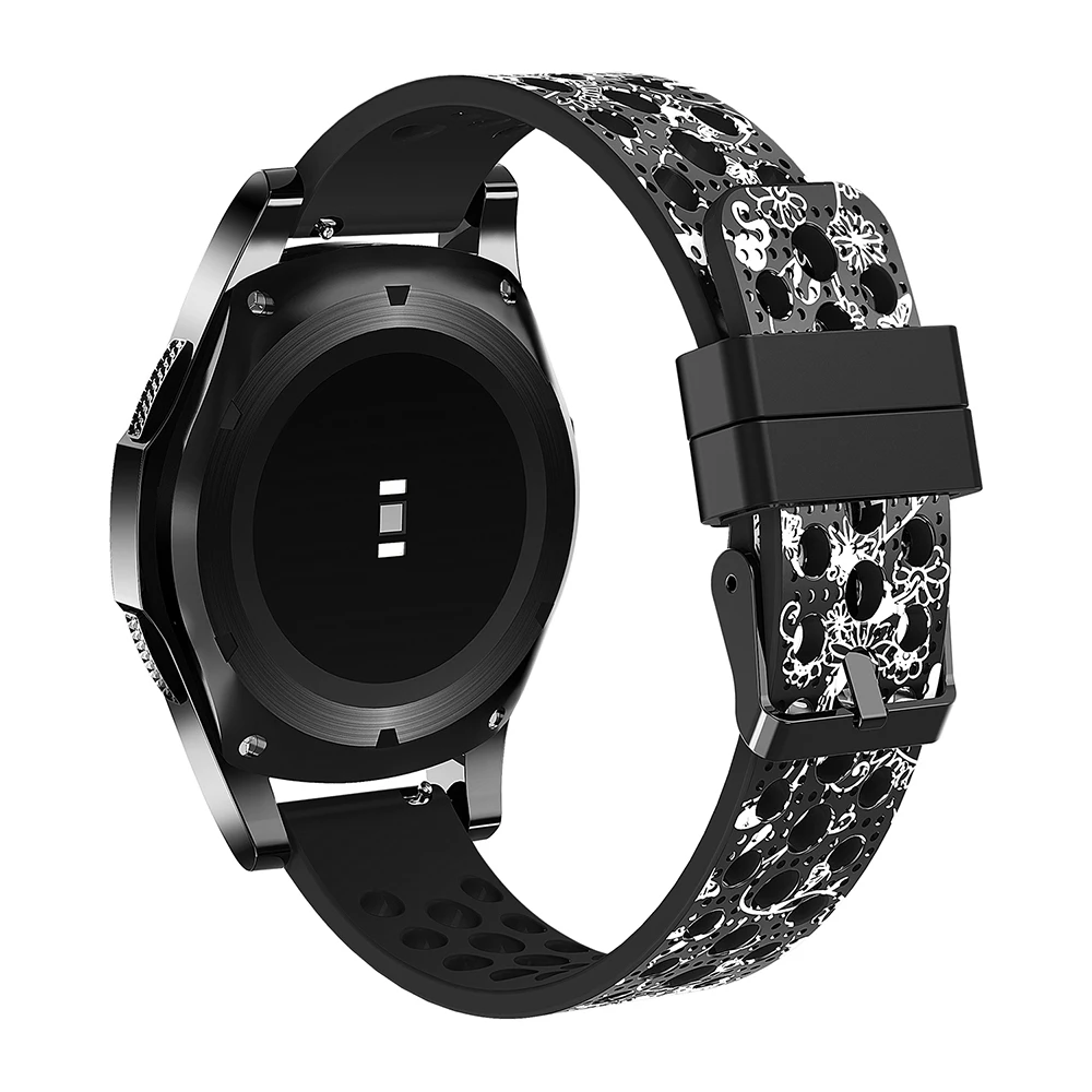 4 Honecumi 20 мм силиконовый ремешок для часов Ремешок для Garmin Vivoactive 3/gear Sport/Garmin 645/Vivomove HR полосы ремешок - Цвет: 4