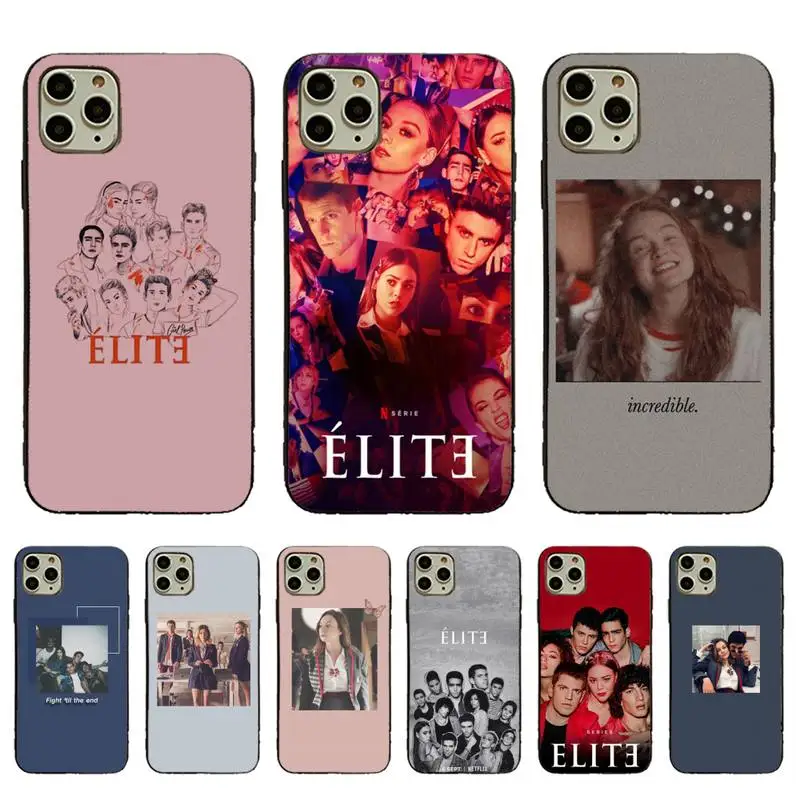 

Spanish TV series Elite Luxury Soft Phone Case for iphone 13 11pro 12pro MAX 8 7 6 6S Plus X XS MAX 5 5S SE XR Fundas Capa