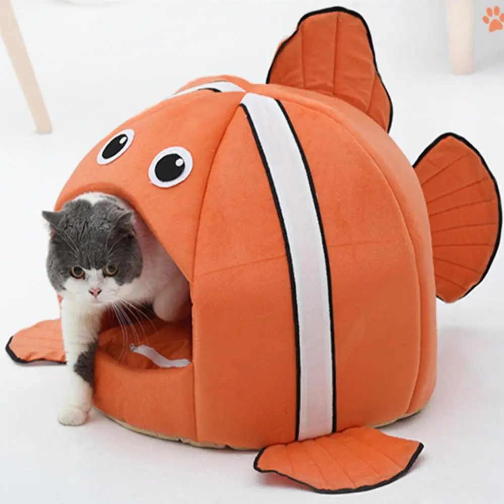 

Cat Sleeping Bag Kennel Cat Basket Dog Kennels Dog House Short Plush Small Pet Bed Warm Puppy Kennel Nest Small Pet Products