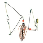 Корзина для приманки, 15 г, 20 г, 25 г, 30 г, клетка для рыболовных приманок, с пружинными аксессуарами для рыбалки, Метатель фидерная ловля карпа, Снасть