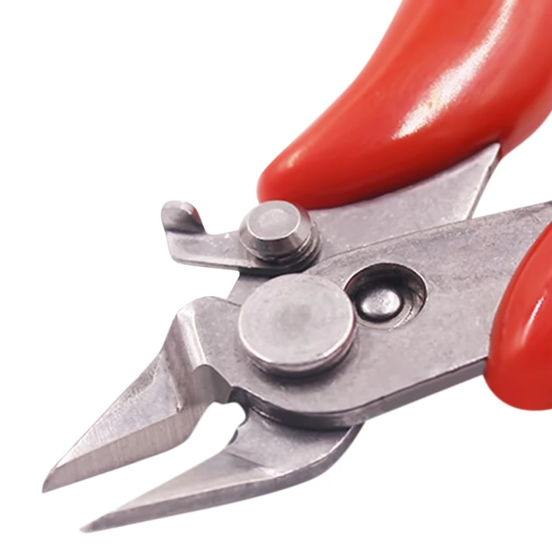 

3.5 Inch Diagonal Pliers Small Soft Cutting Electronic Pliers Mini Wire Cutters Wire Insulated Rubber Handle Model Hand Tools