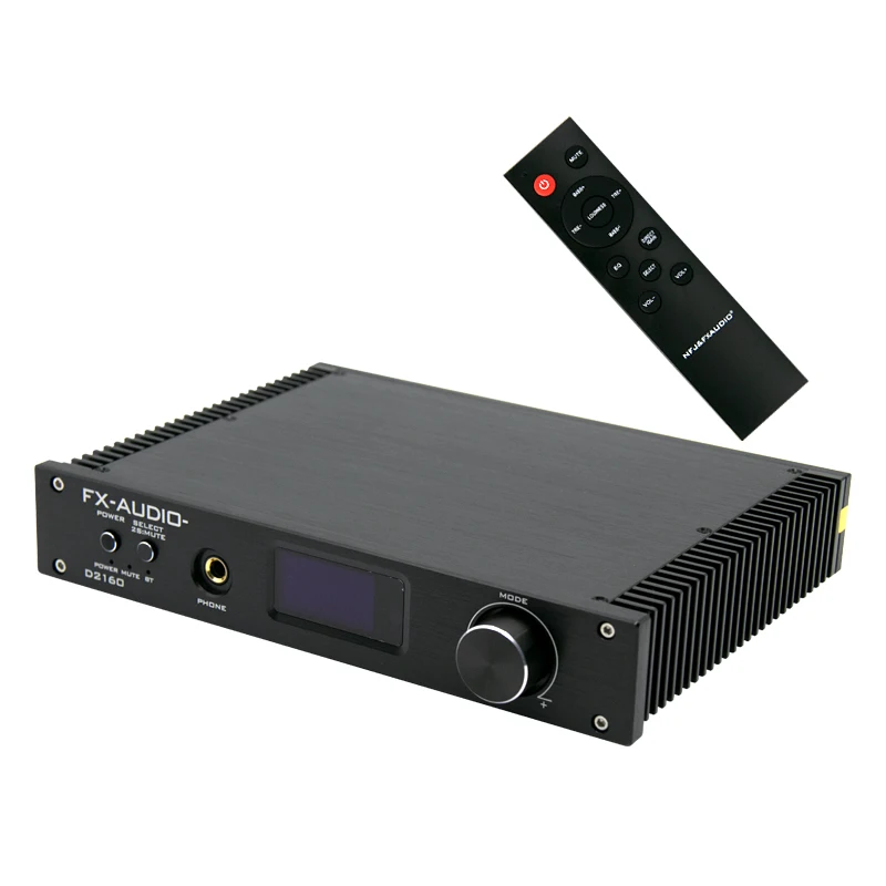 

FX-AUDIO D2160MKII Bluetooth Audio Power Amplifier All-in-one High-Power 2*150W Supports USB/Coaxial/Optical Fiber With Display