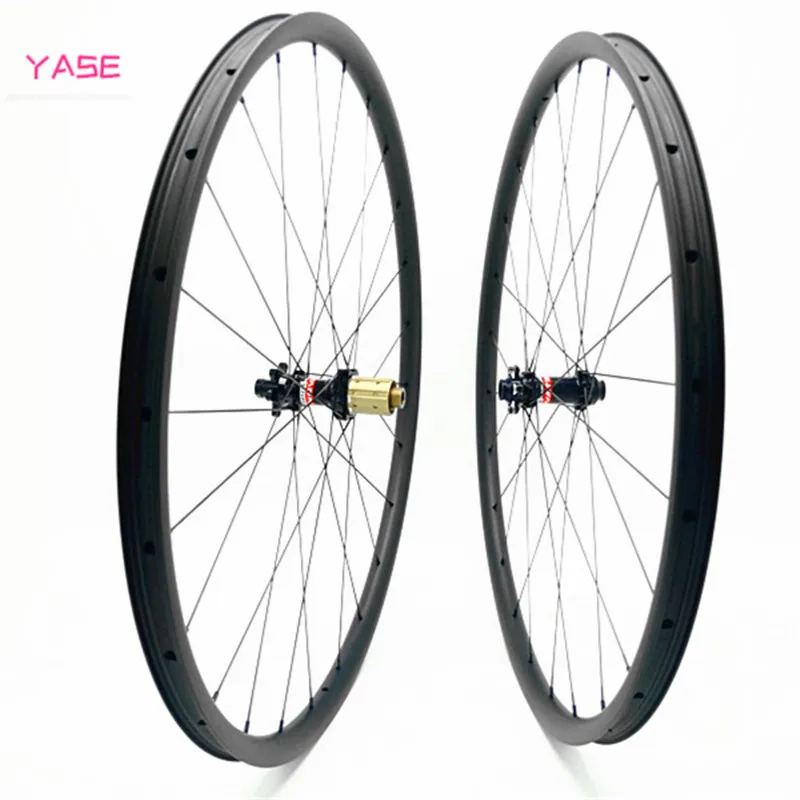 27 5 er углеродный mtb диск 40x30 мм ассиметричная бескамерная колесная установка D411SB