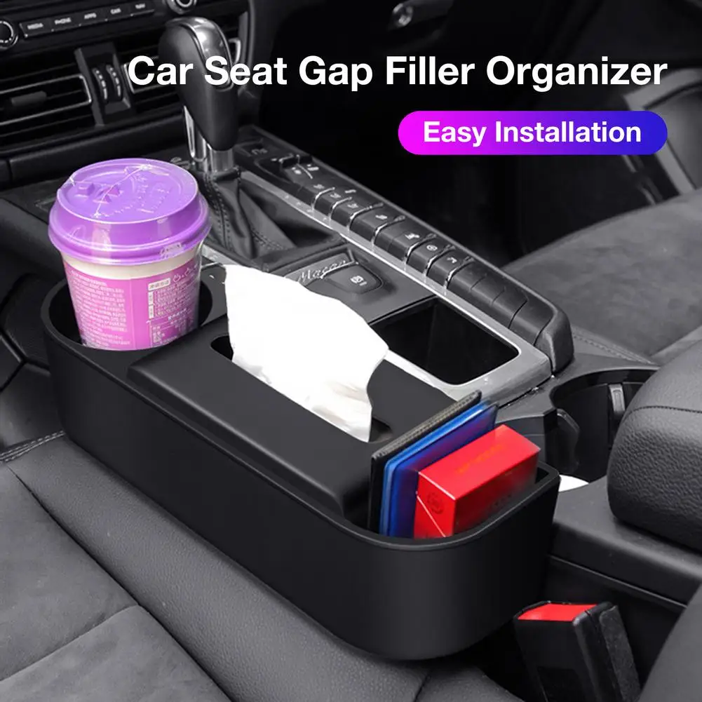 

Car Seat Gap Storage Box Organizer Gap Slit Filler Holder For Wallet Phone Card Seat Slit Pocket Automotive Interior Accessories