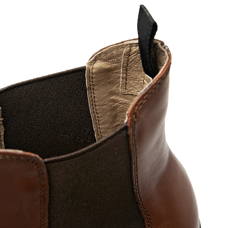 2020 Бесплатная доставка Женские ботильоны Челси ручной работы из натуральной