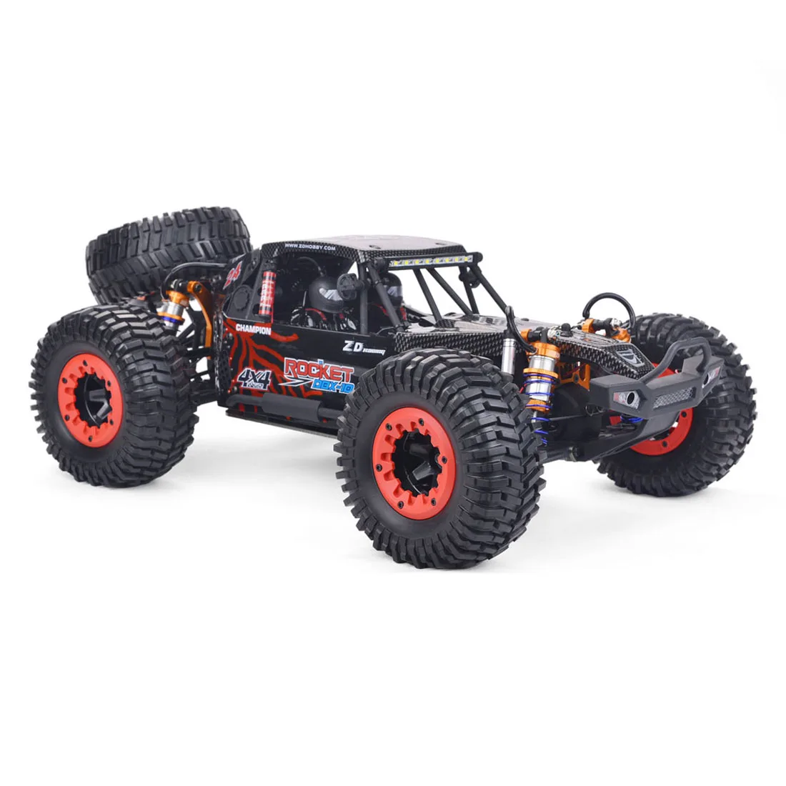 ZD Racing ROCKET DBX-10 1/10 4WD 80 км/ч 2 4G бесщеточный мотор высокоскоростной автомобиль с