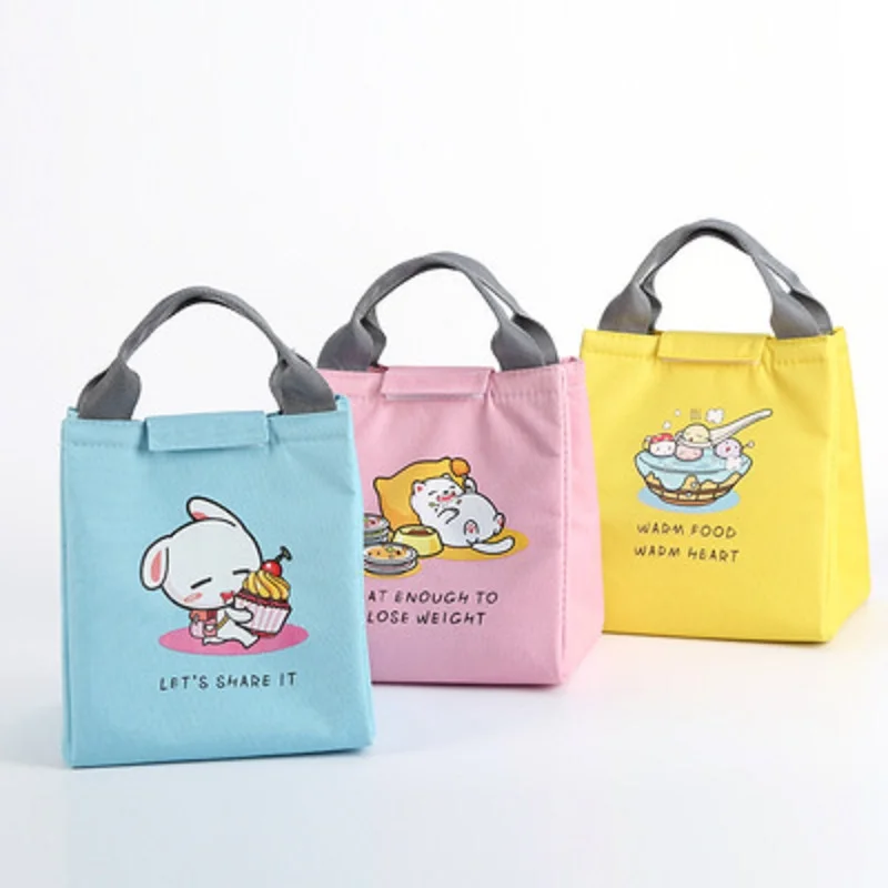 

Наличные независимые R & D сумки для ланча от производителей оптом Оксфордский тканевый Ланч-бокс сумка Милая мультяшная зеркальная сумка дл...