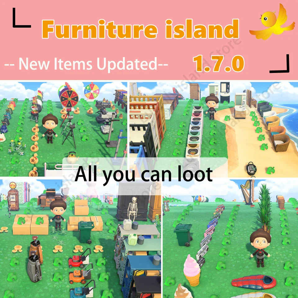 

Furniture Island Dream Island Maple Leaf/Space/Xingyue/Golden Tools diy recipe For Animal Crossing New Horizons1.7.0