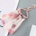 Шифоновая сетчатая тонкая летняя женская дышащая многоразовая маска для лица с цветочным принтом ветрозащитные маски с цветочным принтом оптом