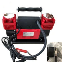 beco dc 12 volt portable car air compressor tire inflator air pump for car tire pump with gauge valve adaptors