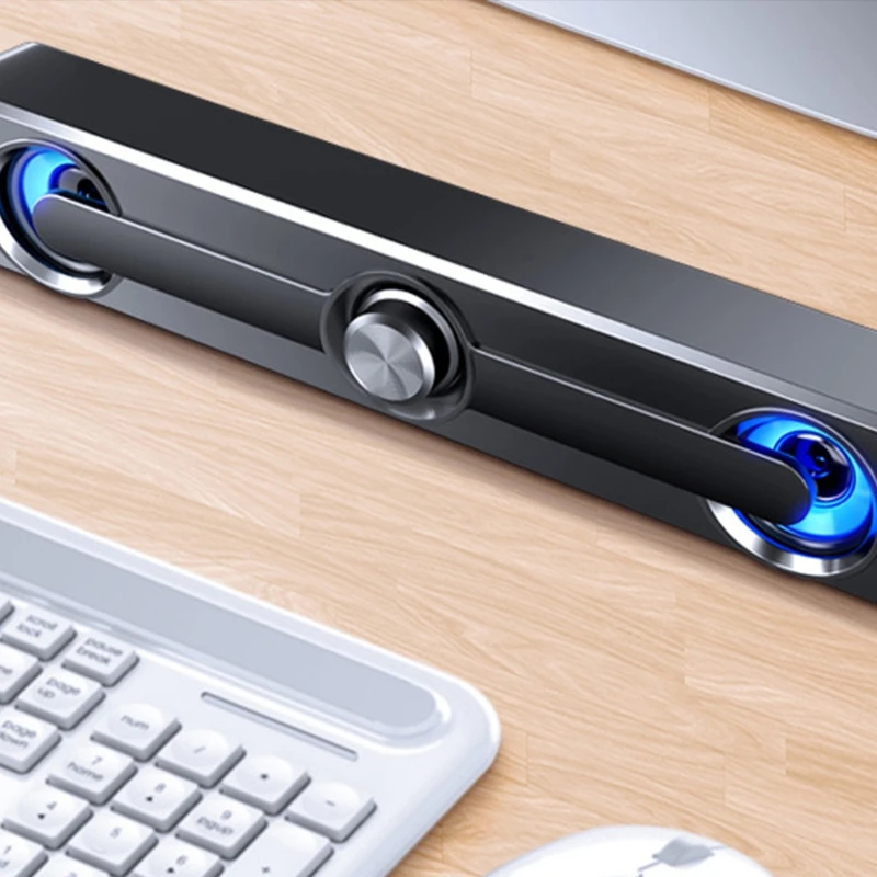 Сада V-111 компьютер Динамик USB Проводная мощный бар стерео динамик сабвуфера бас |